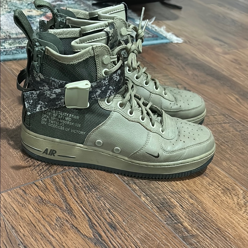 NIKE Air Force 1 Men's SF AF1 Mid Shade 917753-201 Army Green